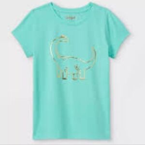 NWT Cat & Jack Light Blue Dinosaur Tee XL